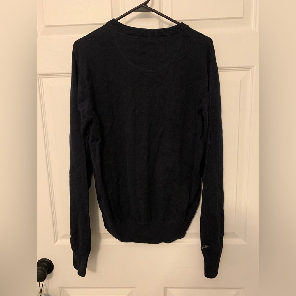 Marc Ecko Dark V-Neck Sweater with Dragon Design - Picture 2 of 2